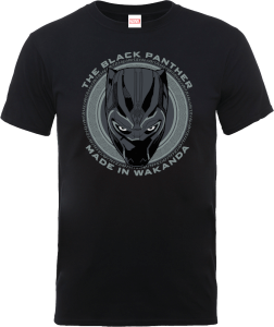 Black Panther Made in Wakanda T-Shirt - Black