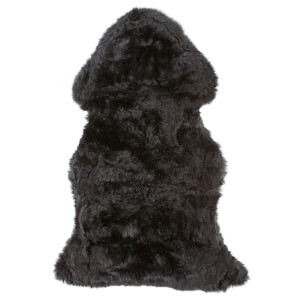 Royal Dream Large Sheepskin Rug - Black