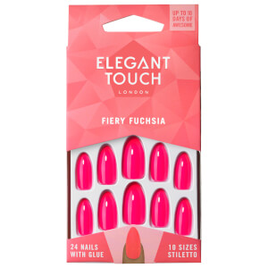 Elegant Touch Colour Nails - Fiery Fuchsia