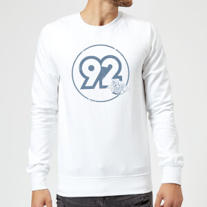 Sweat Homme Vintage Mario Racer 92 - Nintendo - Blanc