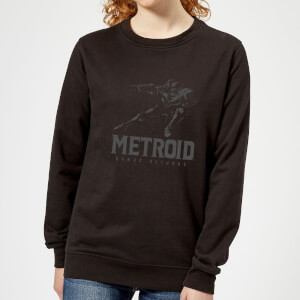 Sweat Femme Super Metroid (Nintendo) Samus Returns - Noir