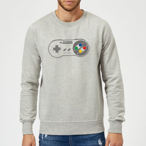 Sweat Homme S Manette NES Pad - Nintendo - Gris