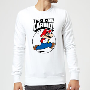 Sweat Homme Super Mario Cardio - Nintendo - Blanc