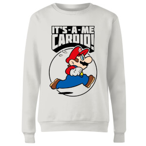 Nintendo Super Mario Cardio Damen Pullover - Weiß