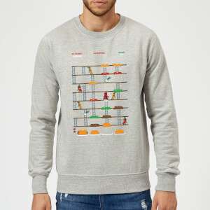 Marvel Deadpool Retro Game Sweatshirt - Grey