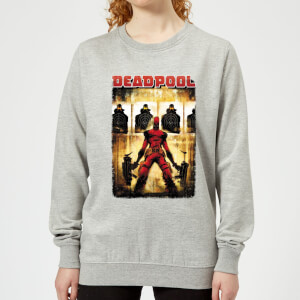 Marvel Deadpool Target Practice Women's Sweatshirt - Grey