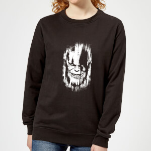 Sweat Femme Avengers Infinity War ( Marvel) Visage Thanos - Noir