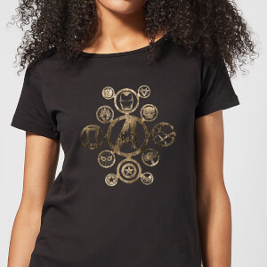 Marvel Avengers Infinity War Icon Dames T-shirt - Zwart