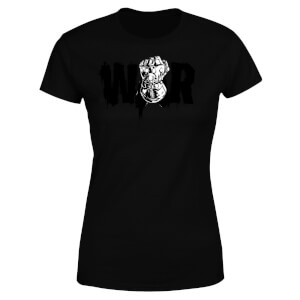Marvel Avengers Infinity War War Fist Dames T-shirt - Zwart