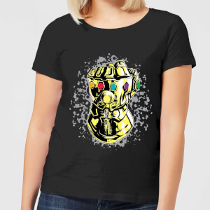 Marvel Avengers Infinity War Fist Comic Women's T-Shirt - Black