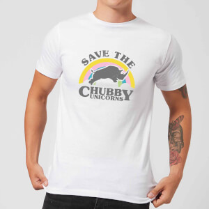 Save The Chubby Unicorns T Shirt White Iwoot Uk