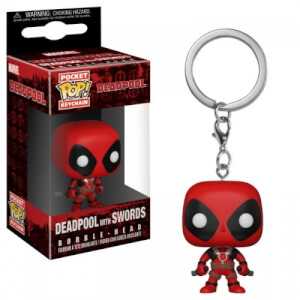 Deadpool With Swords Pocket Pop! Keychain