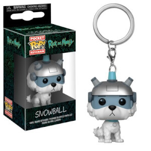 Rick and Morty Snowball Pop! Vinyl Keychain
