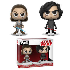 Star Wars The Force Awakens Rey and Kylo Vynl.