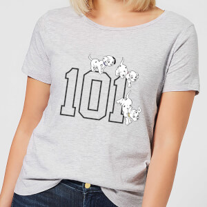 T-Shirt Femme Les 101 Dalmatiens Disney - Gris