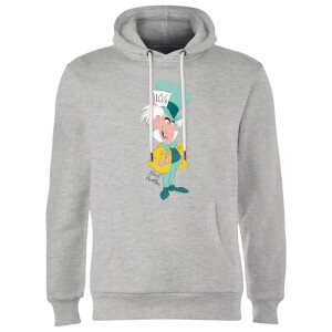 Disney Alice In Wonderland Mad Hatter Classic Hoodie - Grey