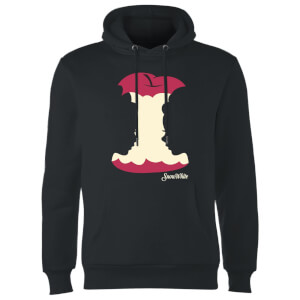 Disney Princess Colour Silhouette Snow White Apple Hoodie - Black