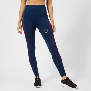 Lucas Hugh Women's Hyper Technical Knitted Leggings - Marine/Violet