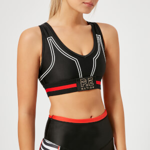 P.E Nation Women's The Huddle Crop Bra - Black