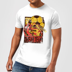T-Shirt Homme Batman DC Comics - Dream Team Punch - Blanc