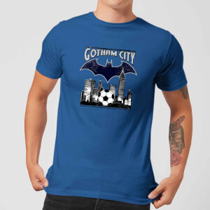 DC Comics Batman Football Gotham City T-shirt - Blauw