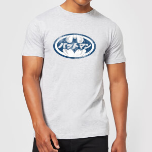 Batman Japanisches Logo T-Shirt - Grau