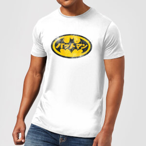 Batman Japanisches Logo T-Shirt - Weiß