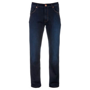 Wrangler Men's Arizona Classic Straight Leg Jeans - Blue Stroke