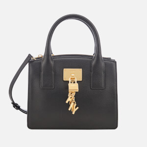 DKNY Women's Elissa Small Tote Bag - Black/Gold
