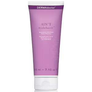DERMAdoctor Ain't Misbehavin' Medicated AHA/BHA Acne Cleanser 7.1 oz