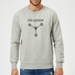 Sudadera Regreso al futuro Powered By Flux Capacitor - Hombre - Gris