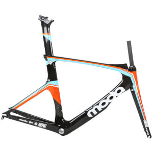 Moda Interval Carbom Tri/Time Trial Frameset - Orange/Black/White