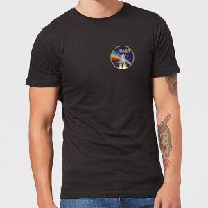 Camiseta NASA Transbordador Arcoíris - Hombre - Negro