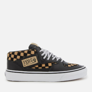 Vans Men's Half Cab Pony Hair Trainers - Checkerboard/True White