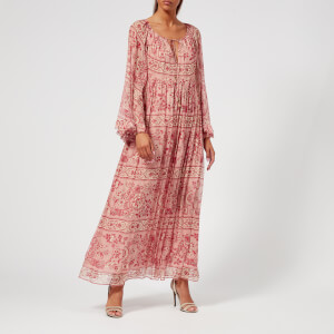 Zimmermann Women's Castile Flared Sleeve Dress - Filigree Stripe