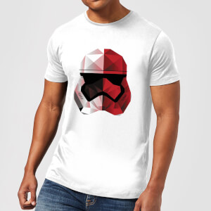 Star Wars Cubist Trooper Helmet White T-Shirt - White