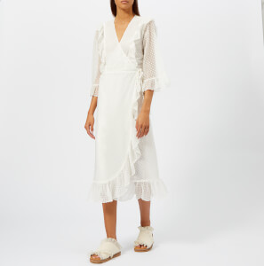 Ganni Women's Jasmine Dress - Egret