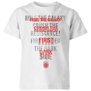 Star Wars Dark Side Echo Weiß Kinder T-Shirt - Weiß