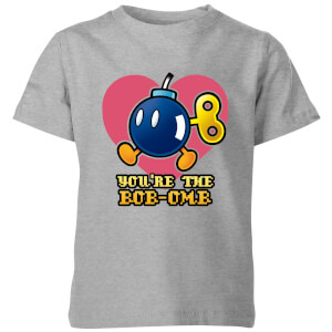 Nintendo You're The Bob-Omb Kinder T-Shirt - Grau