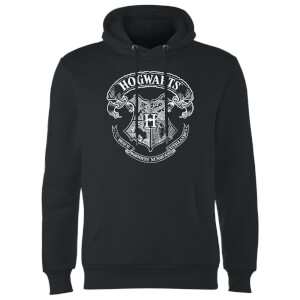 Harry Potter Hogwarts Crest Hoodie - Black