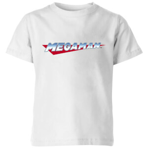 Mega Man Logo Kids' T-Shirt - White
