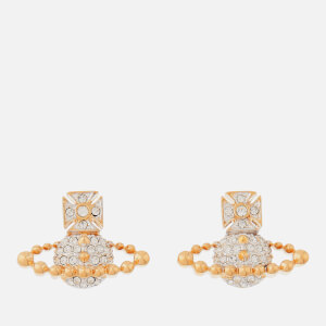 Vivienne Westwood Women's Lena Bas Relief Earrings - Rhodium/Gold