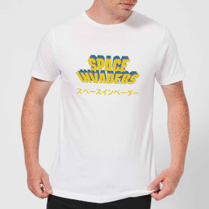 Space Invaders Japanese T-shirt - Wit