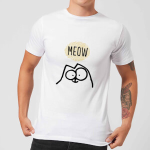 Simon's Cat Meow Men's T-Shirt - White