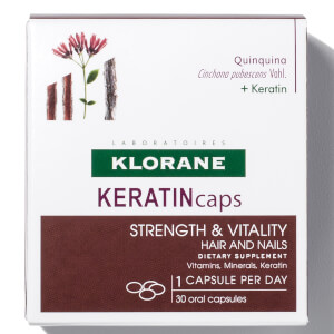 Klorane KERATINcaps Hair and Nails Dietary Supplements - 30 Capsules