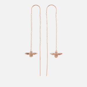 Olivia Burton Women's Bee Chain Drop Earrings - Rose Gold
