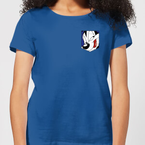 Camiseta Looney Tunes Pepe Le Pew Cara - Mujer - Azul
