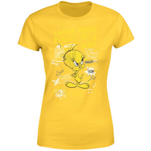 T-Shirt Femme Titi Fâché Looney Tunes - Jaune