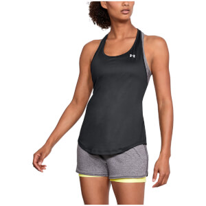 Under Armour Women's HeatGear Armour Mesh Tank Top - Black