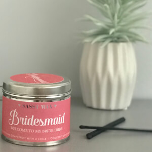 La de da! Living Sassy Wax Bridesmaid - Welcome to my Bride Tribe Candle 300g